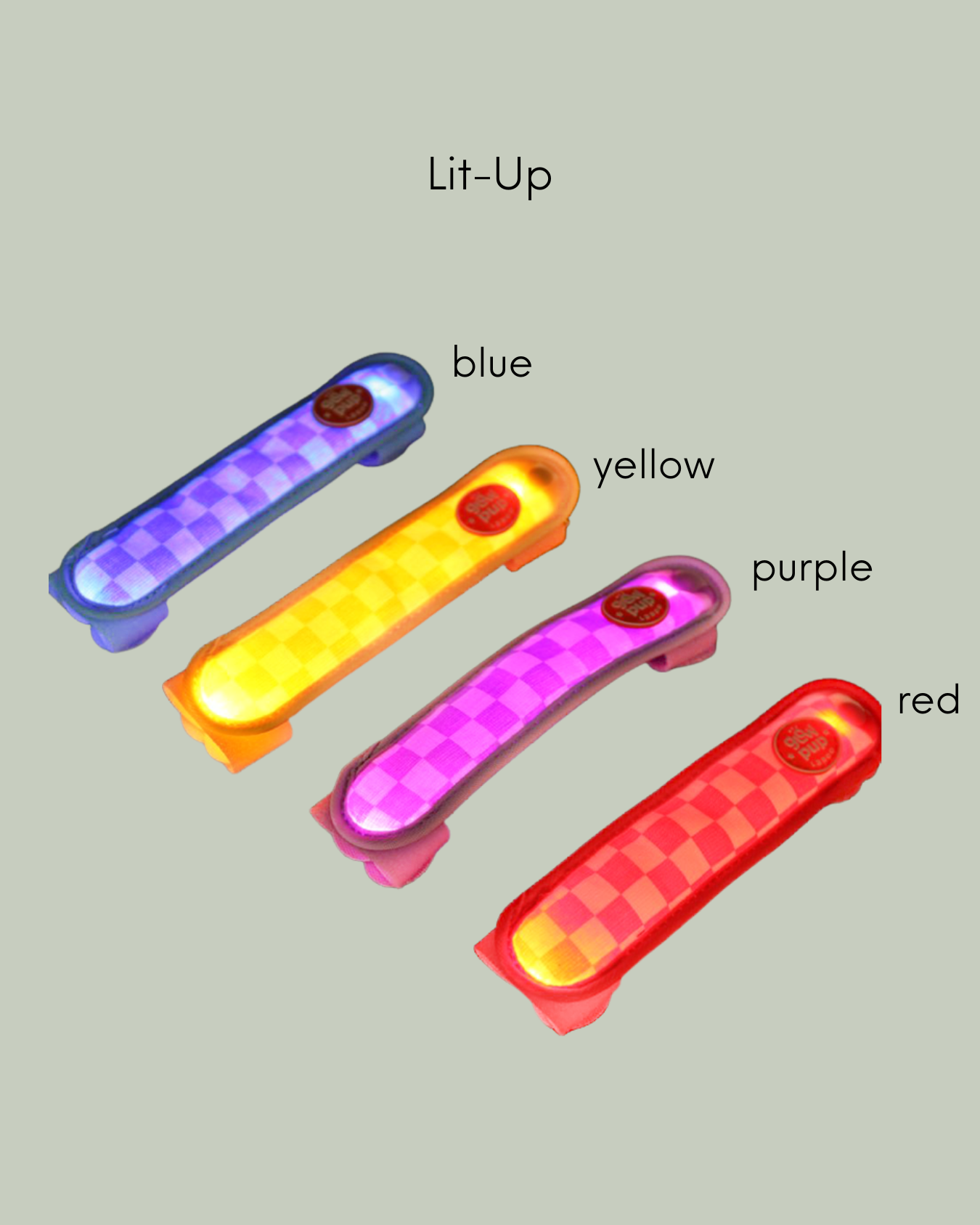 LaRoo Glow Pup Rechargeable LED collar & leash strap