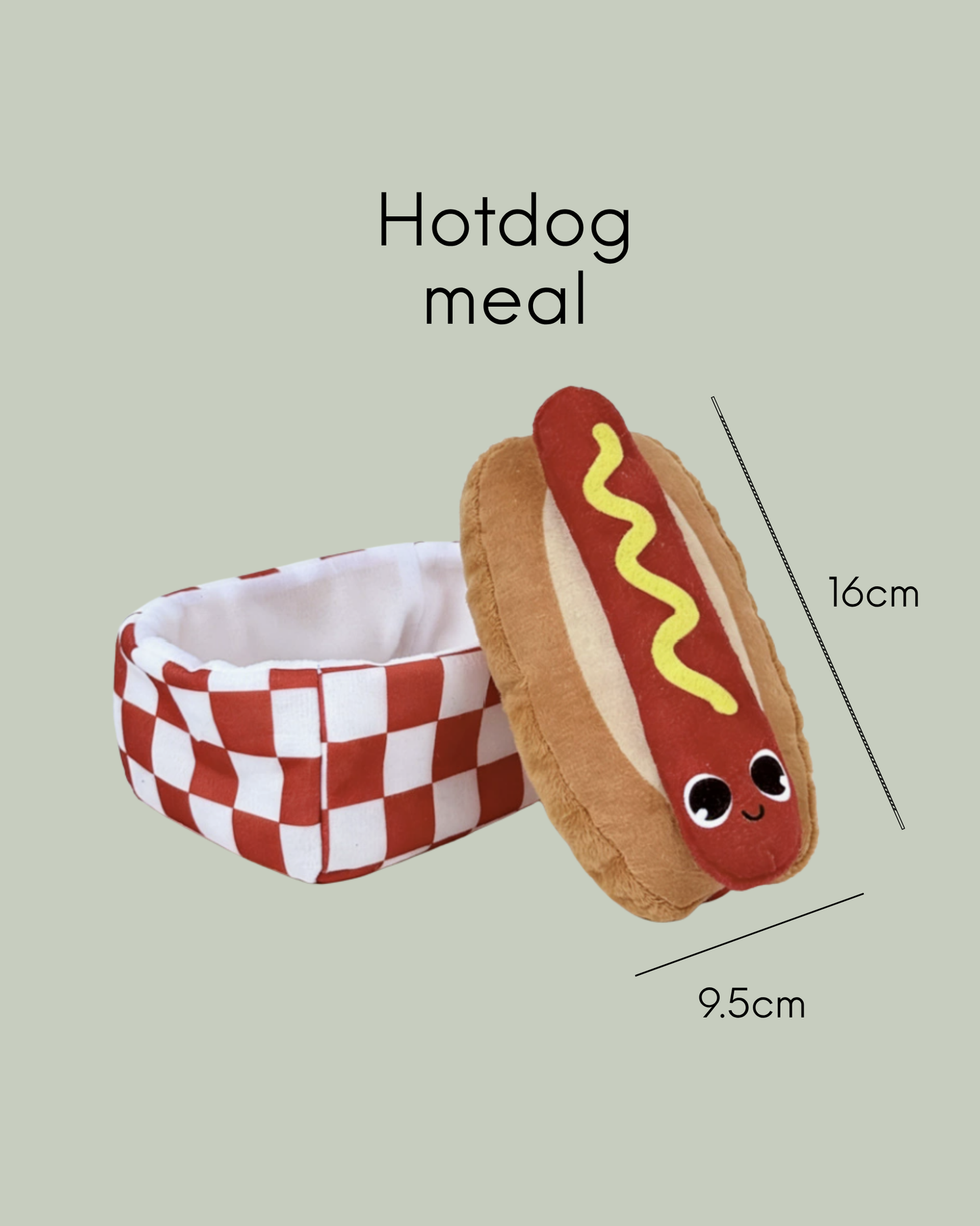Hotdog meal Pet Chew Toy