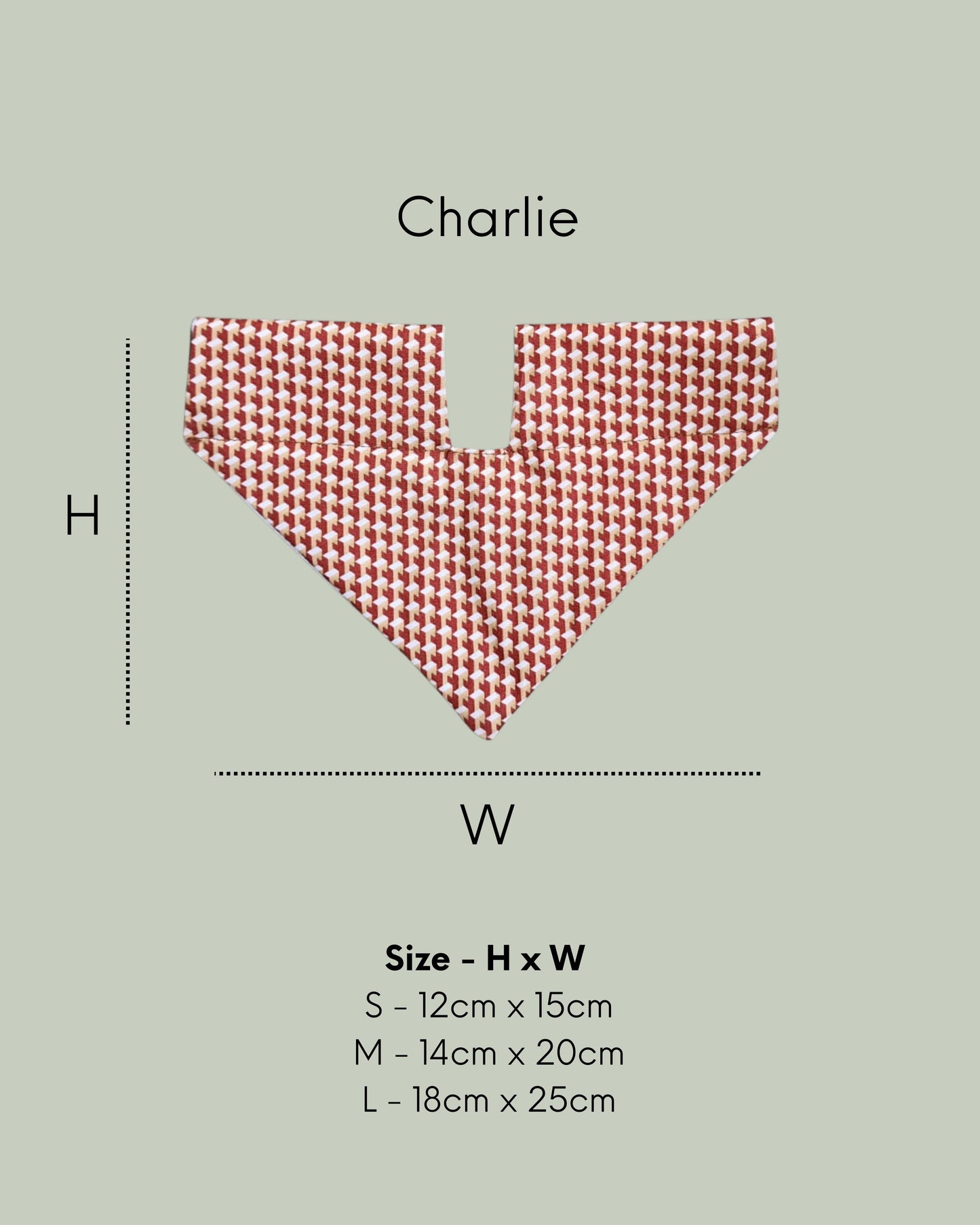 Cat & Dog Bandana- Houndstooth