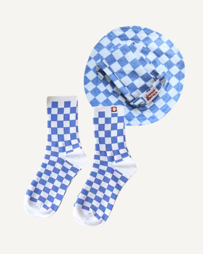 TWINNING Hooman & Furkid checkered socks & hat