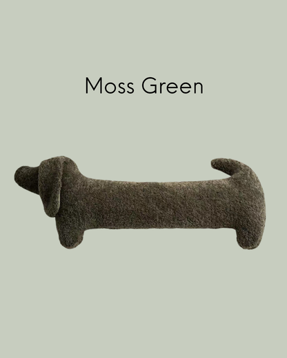 SNOOTY DACHSHUND Plush Pillow