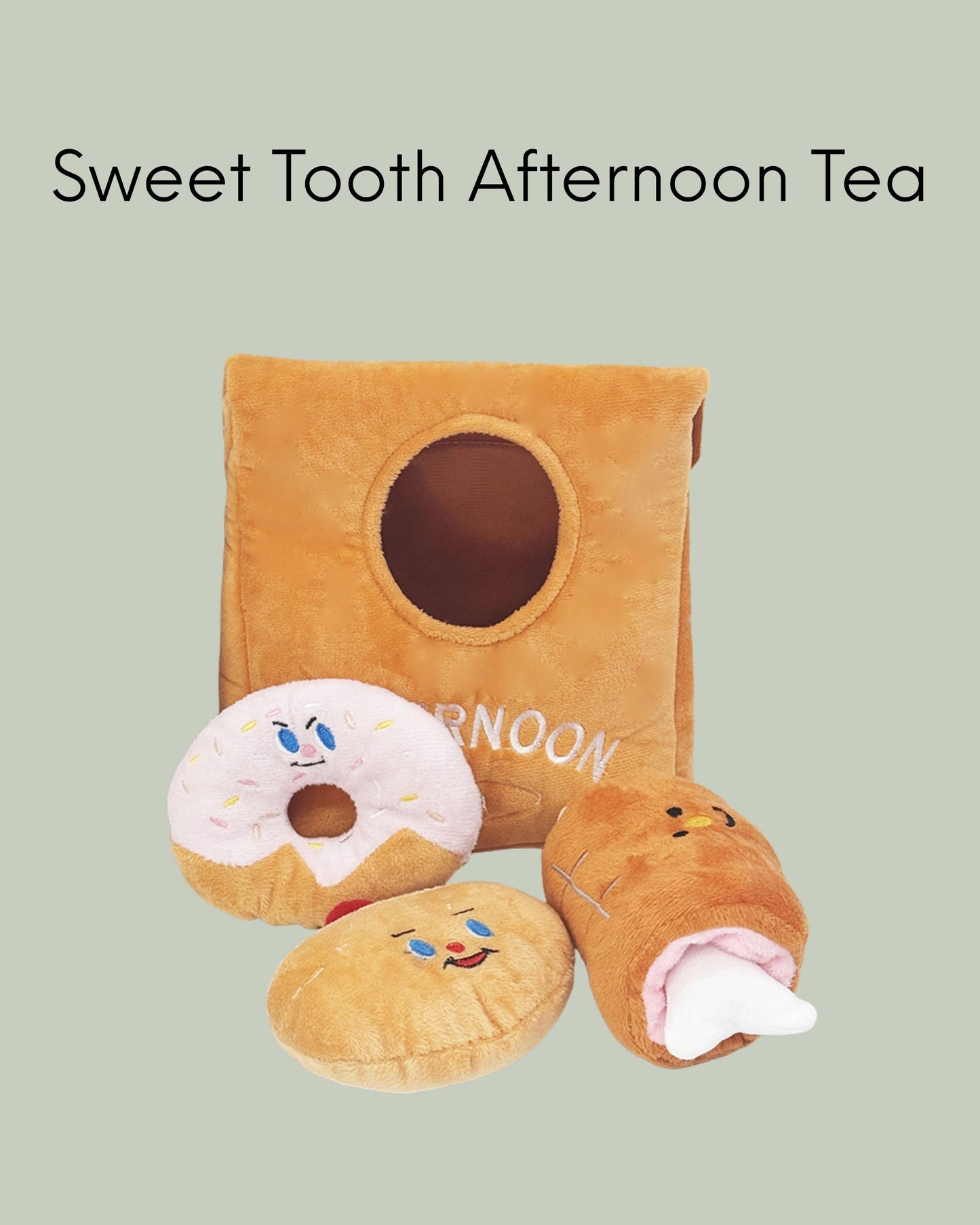 Cute SWEET TOOTH Afternoon Tea Set for Dogs
