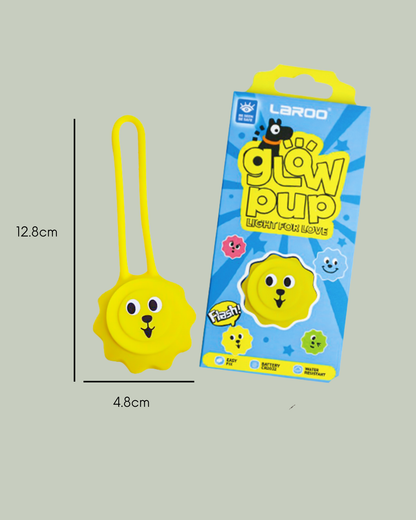 LaRoo Glow Pup Smiley LED Pet Charm