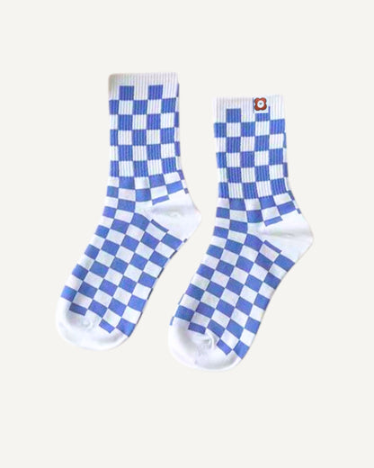 Twinning Checked Socks