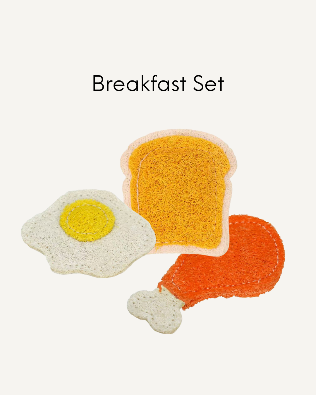 LOOFAH BREAKFAST Cat & Dog Chew Toy
