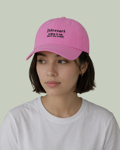 Introvert (Willing to talk about my furkid) Cap