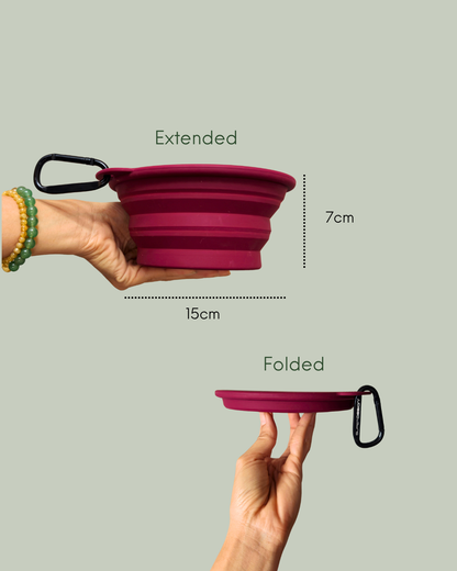 (Pre-Order) ROSE Portable Slow Feeder & Water Bowl