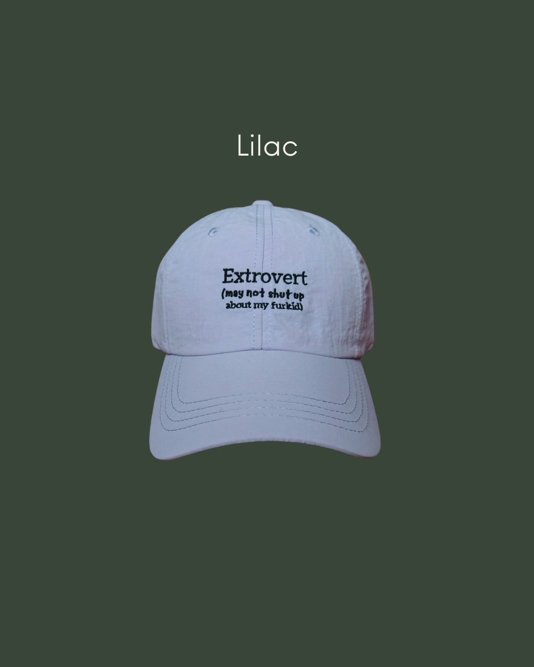 Extrovert (I may not shut up about my furkid) Cap