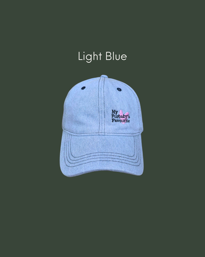 MY FURBABY'S FAVOURITE denim cap