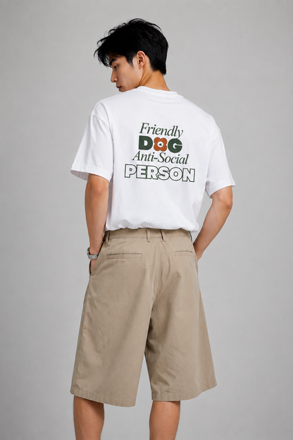 FRIENDLY DOG, ANTI-SOCIAL PERSON T-Shirt
