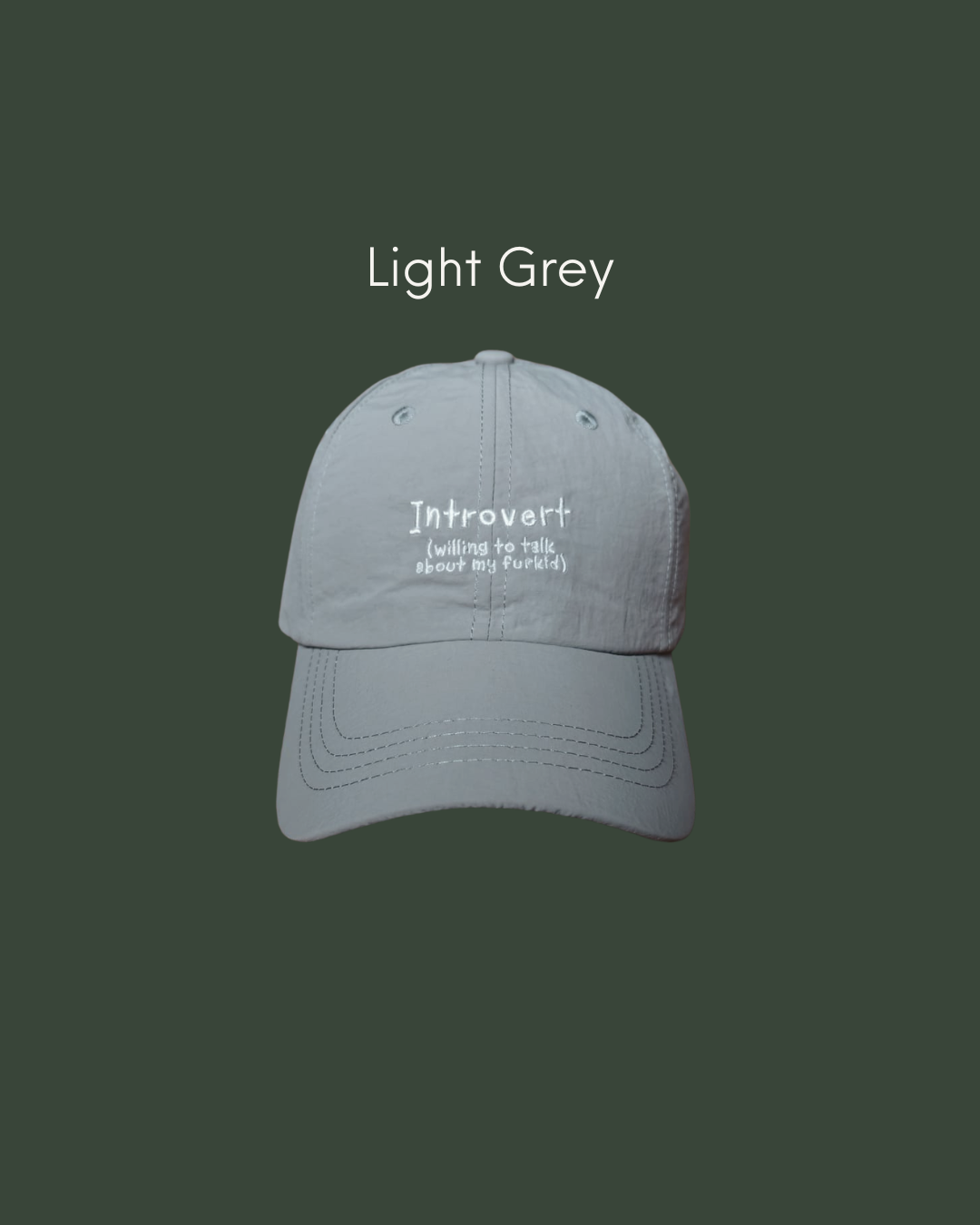 Introvert (Willing to talk about my furkid) Cap