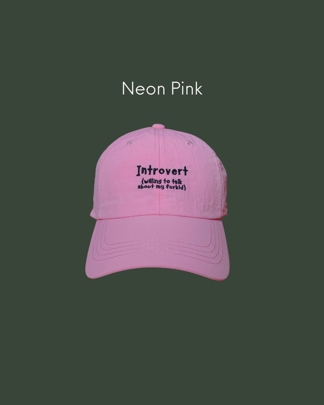 Introvert (Willing to talk about my furkid) Cap