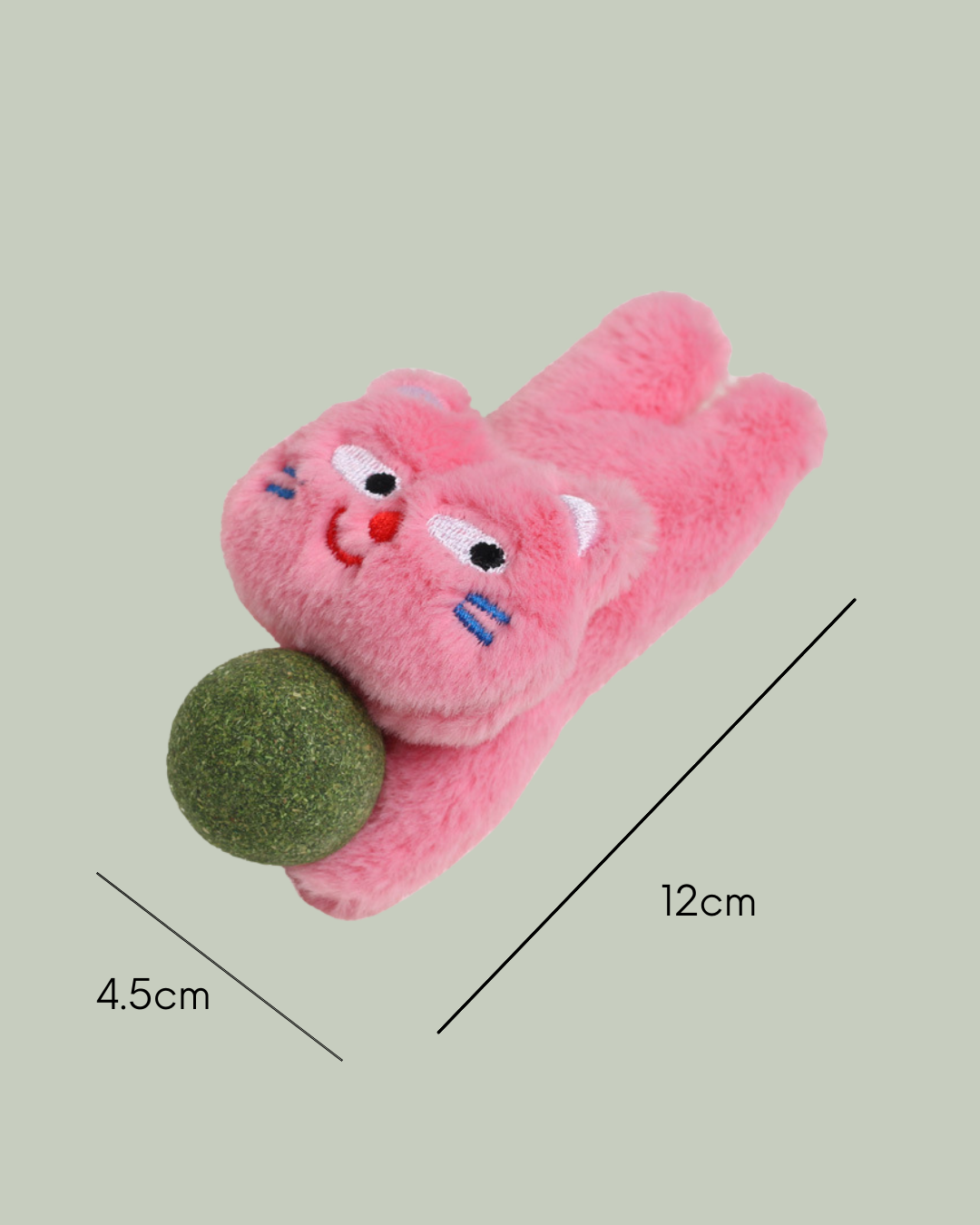 NAUGHTY CAT Catnip Plush Toy