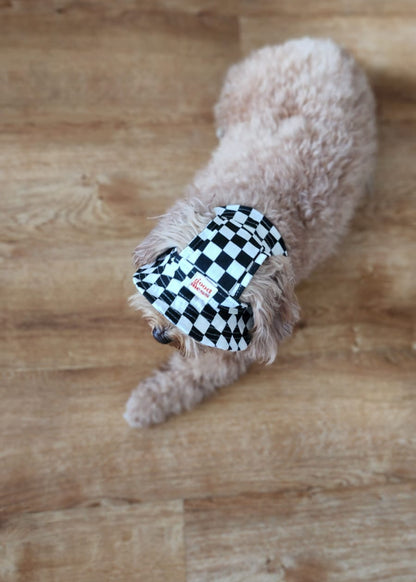 Twinning Checkered Pet Hat