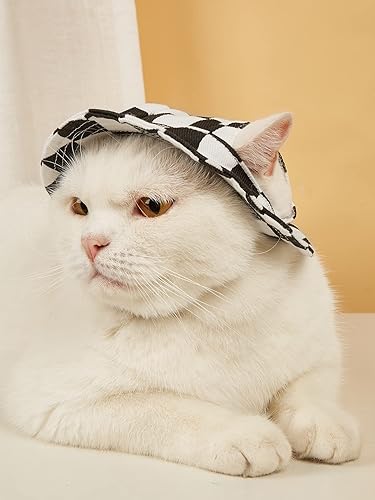Twinning Checkered Pet Hat